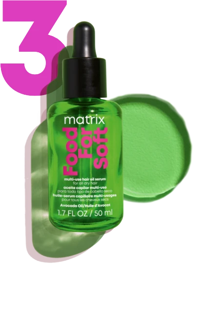 Nawilżający olejek do włosów Food For Soft Matrix Professional