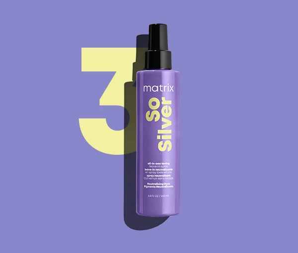 Spray neutralizujący do włosów siwych i blond Matrix Professional So Silver
