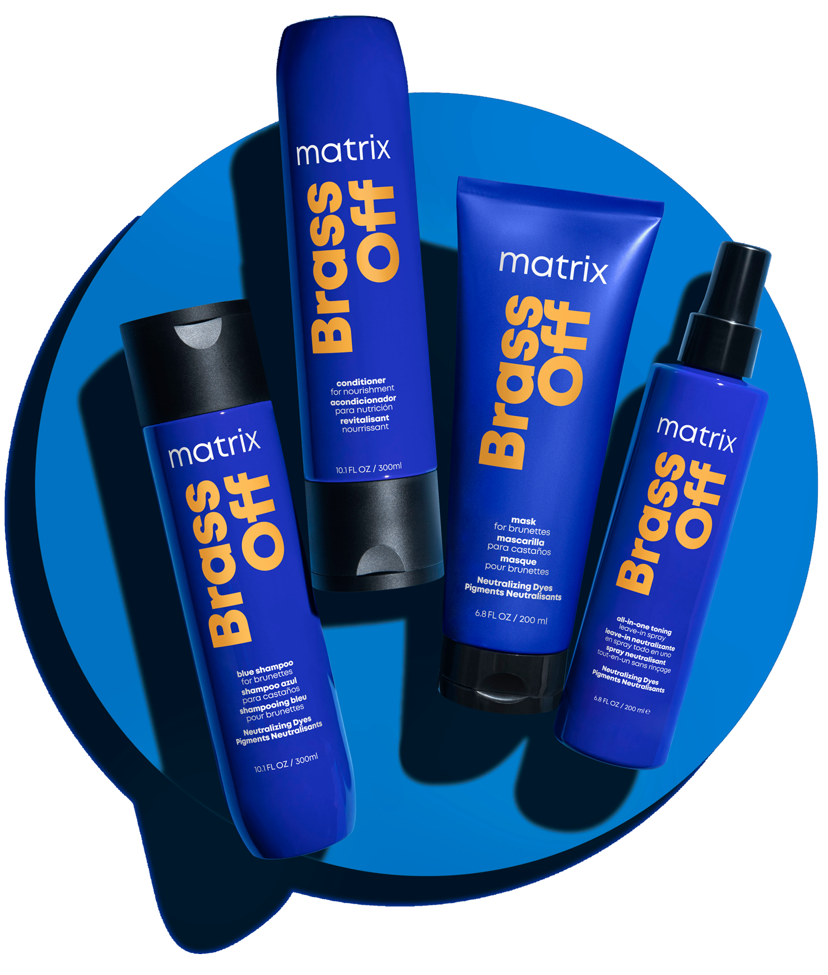 Gama produktów do włosów Matrix Professional Brass Off