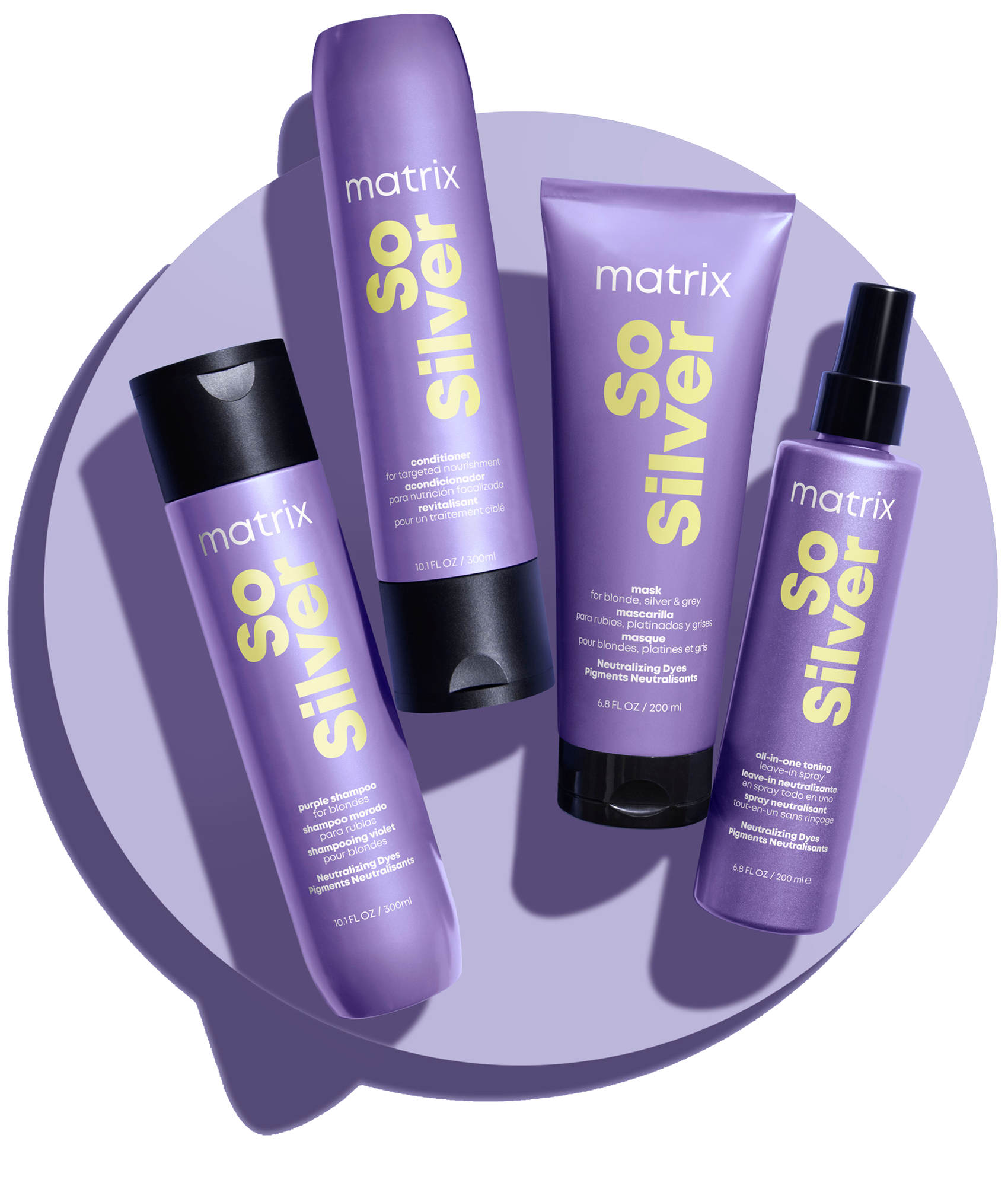 Gama kosmetyków do włosów So Silver od marki Matrix Professional