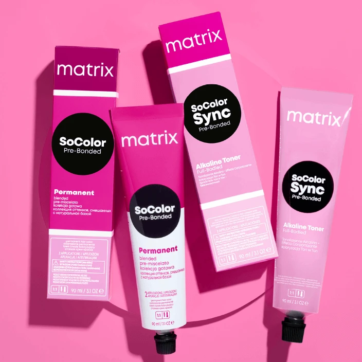 Produkty do koloryzacji włosów: Matrix Professional SoColor Pre-Bonded i SoColor Sync Pre-Bonded