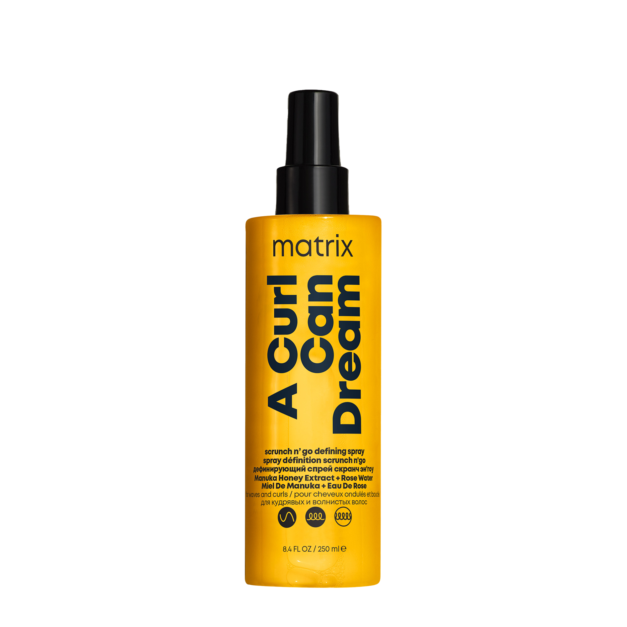 Matrix A Curl Can Dream Spray Scrunch N' Go do włosów falowanych i kręconych