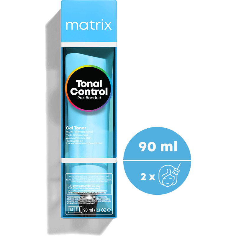 Opakowanie kwasowego tonera żelowego Tonal Control firmy Matrix Professional