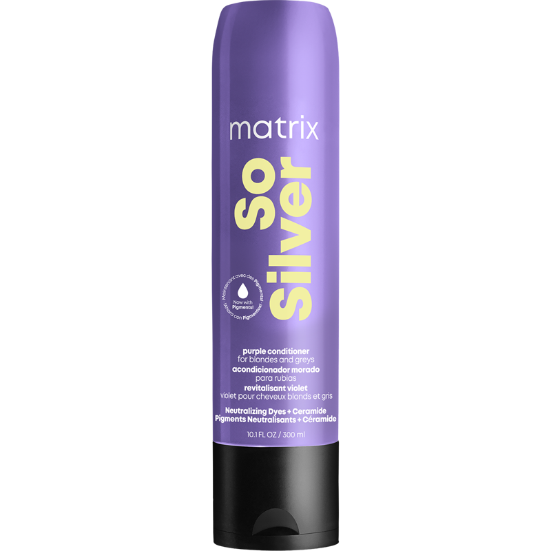 Fioletowa odżywka So Silver marki Matrix Professional do włosów siwych i blond